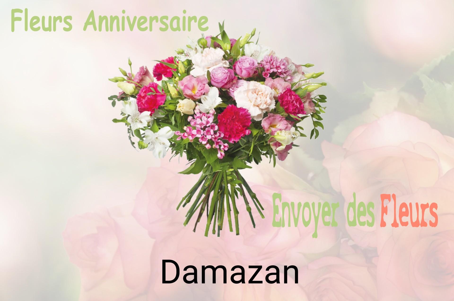 Bouquet de fleurs d’anniversaire livré à Damazan