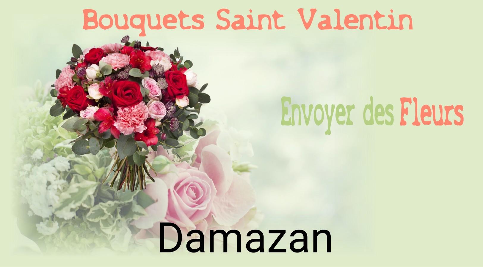 Roses de Saint-Valentin livrées à Damazan